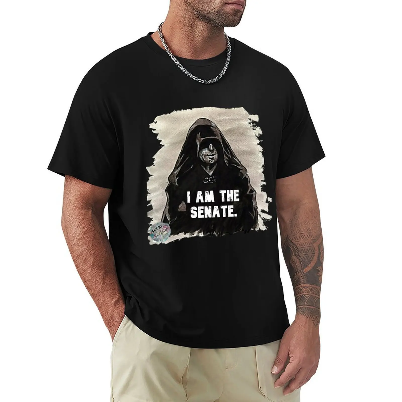 Emperor - I Am The Senate T-Shirt Fashion Simple Casual Tee Shirt