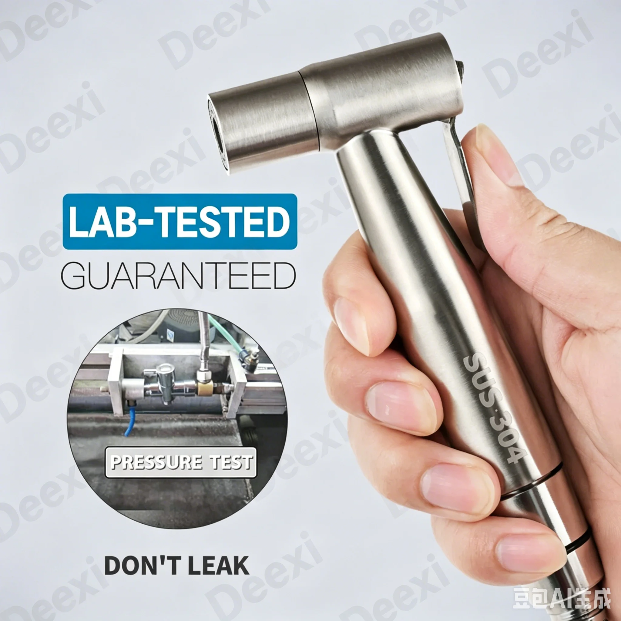 Stainless Steel Faucet Spray Gun Handheld Toilet Bidet Faucet Stainless Steel Hand Bidet Sprayers Brushed Water Sprayer