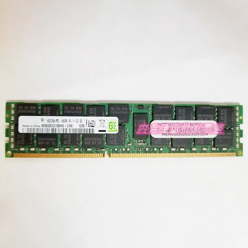 1 PCS M393B2G70BH0-CH9 16G 2RX4 PC3-10600R 1333 DDR3 REG For Samsung Server RAM