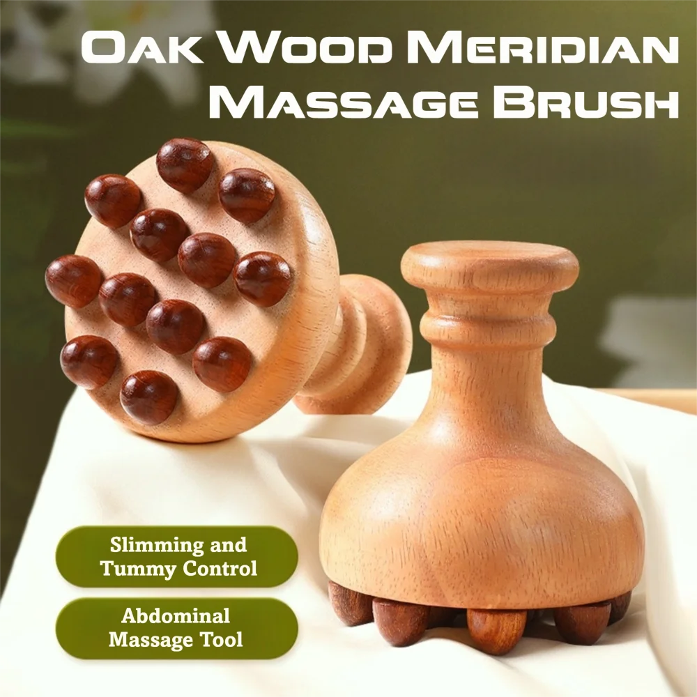 

Mushroom Shape Wood Massage Tools Butt Lift Muscle Relief Manual Massager Body Sculpting Massage Brush Legs Massage