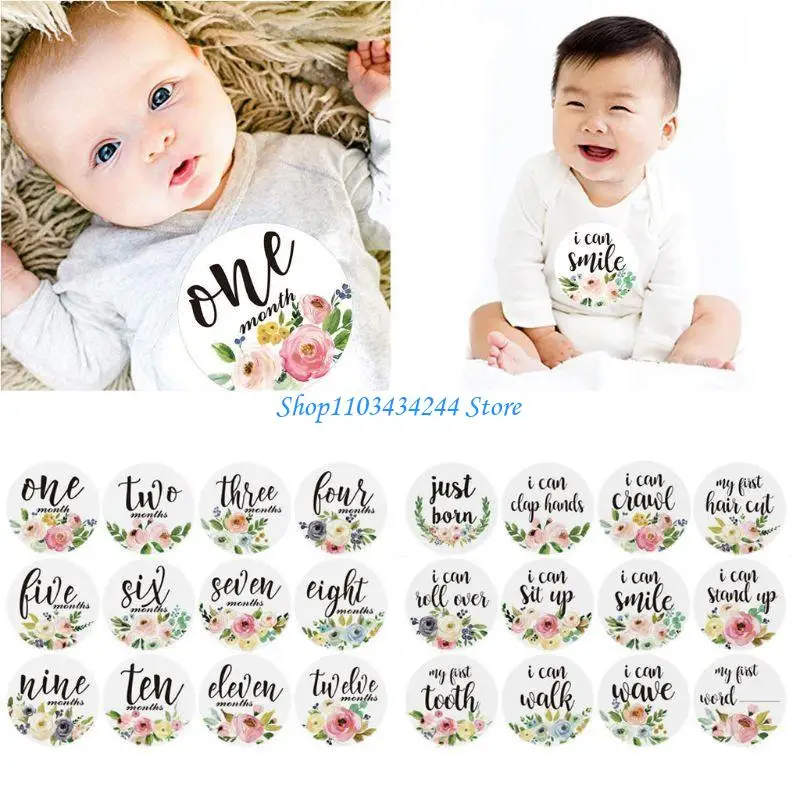 

G2TC 12 PCS Месяц наклейка на детскую фотографию MIRESTONE MEMORIEN MEMOURIN