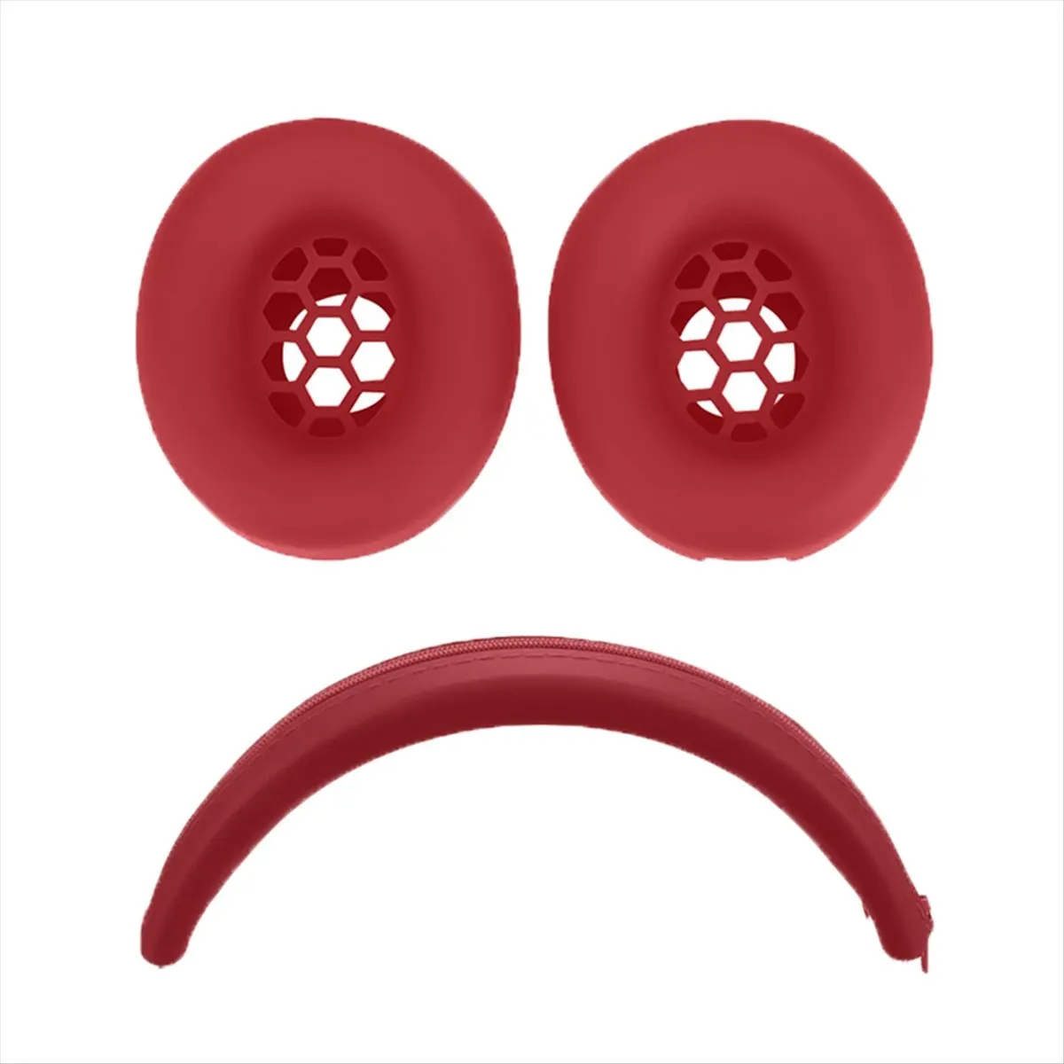 618 Mega Sale-LR Ear Pads+Head Beam Kit for Headset Silicone Protective Case Earmuff Head Beam Repair Parts A