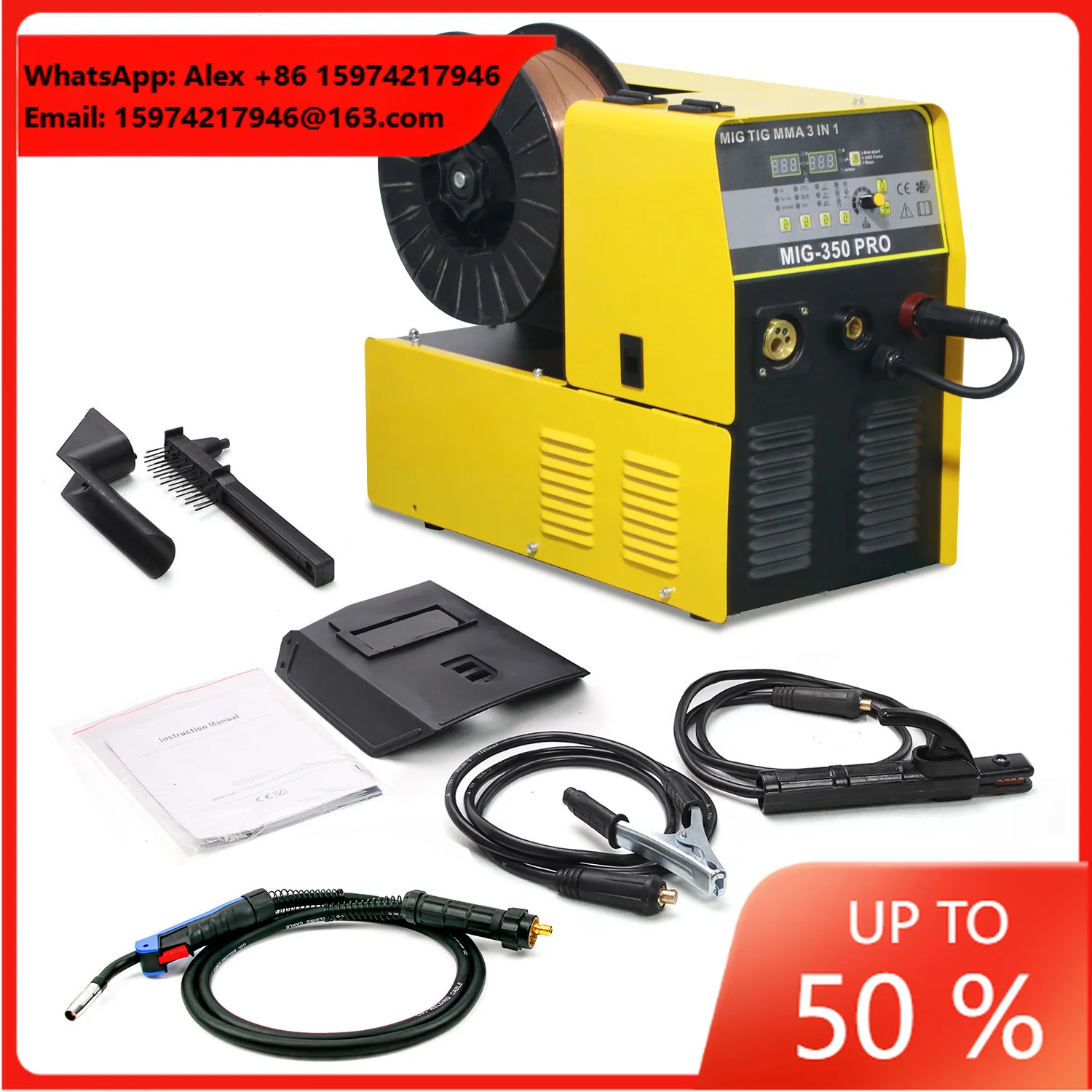 Wholesale Mig Welding Machine Mma Tig Mig 3in1 Arc Welders With 15kg Wire