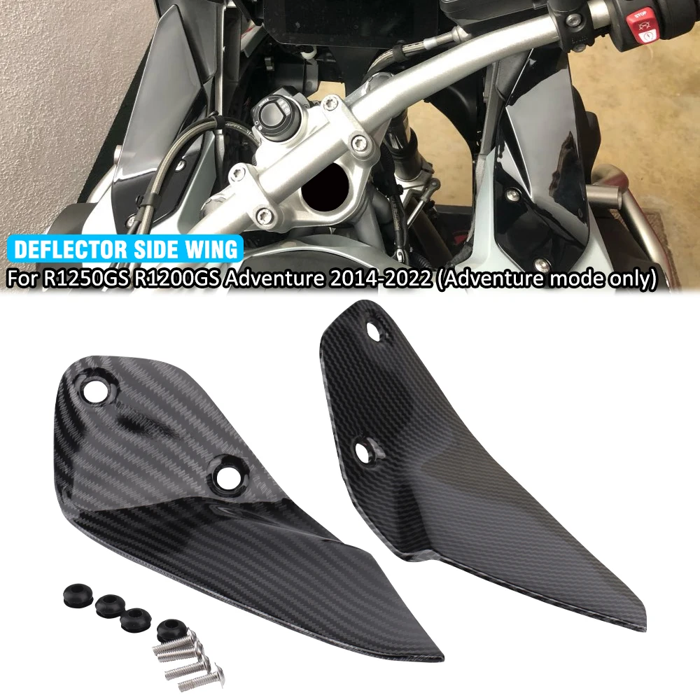 

Fit For BMW R1200GS LC ADV R1250GS Adventure 2014-2024 Motorcycle Side Deflector Hand Guard Windscreen Spoiler Carbon Windshield