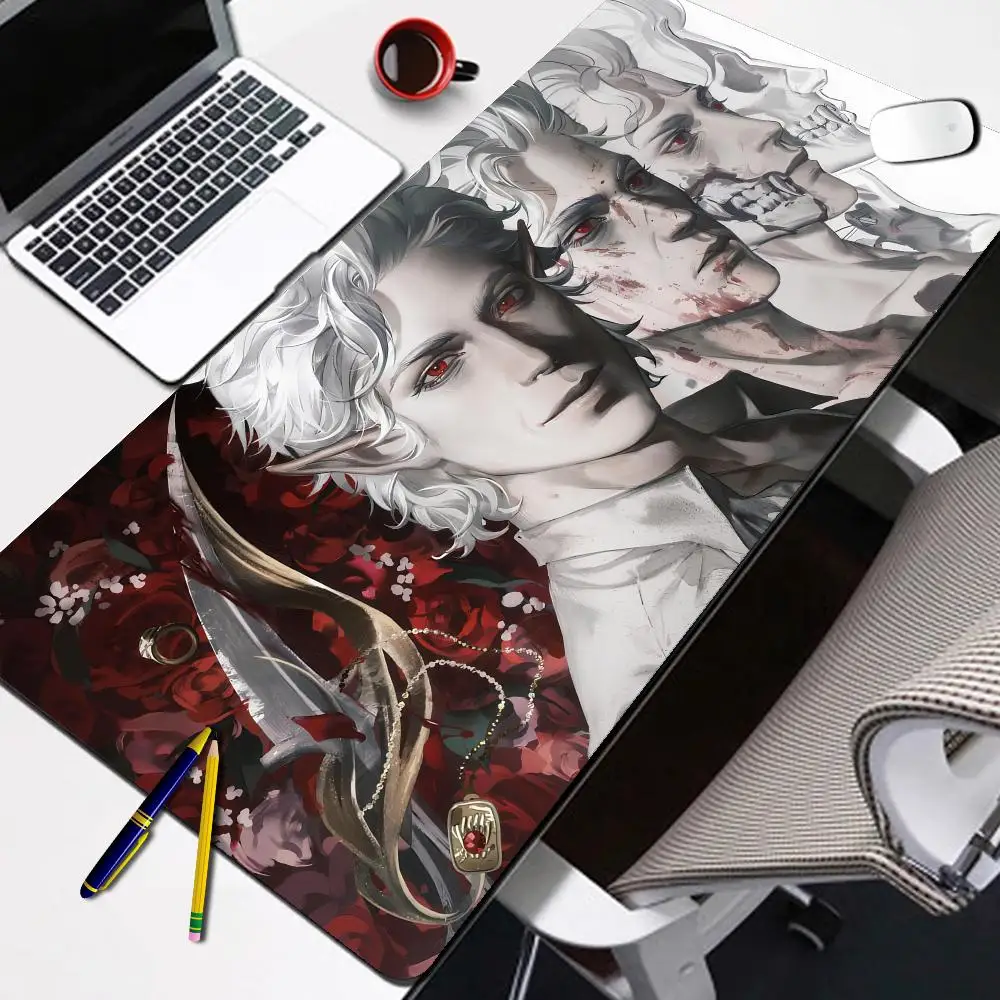 HYBXAXC Mouse Pad Gaming Action Adventure B-Baldurs G-Gate 3 900x400 Stitch Edges Rubber Mouse Pad Mat XXL Non-slip Mouse Pad