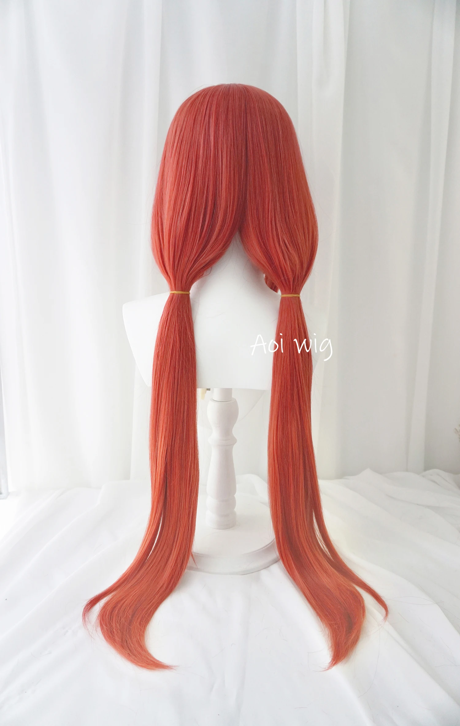 Sumeru Double Ponytail Wig, Nano Simulation couro cabeludo, Original Shencao Country, Nilou, Gradiente de Luz