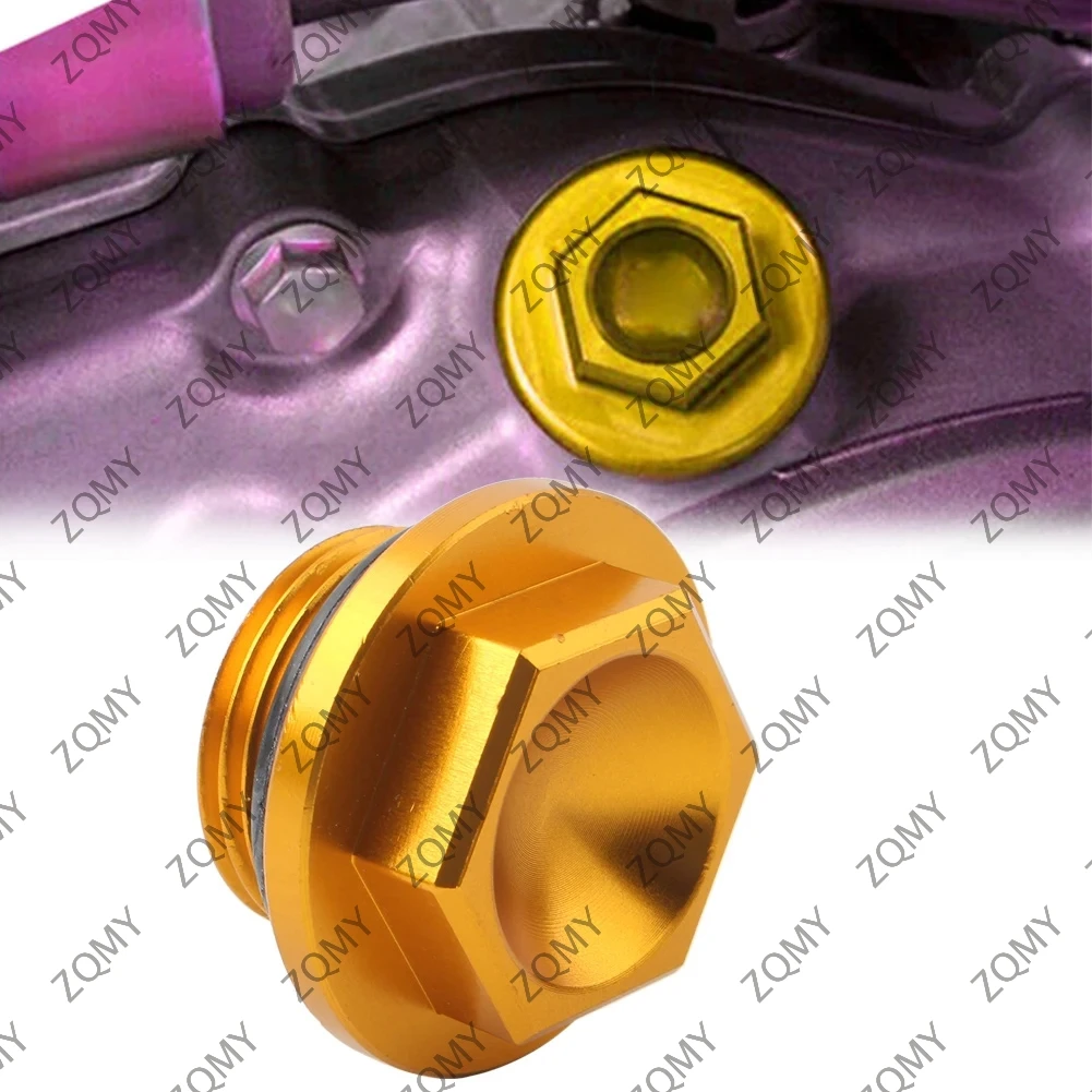 1pcs Motorcycle CNC Engine Oil Filler Plug Cap Gold Cover For Suzuki RM80 85 RM125 RM250 DR200 DR650 DRZ400