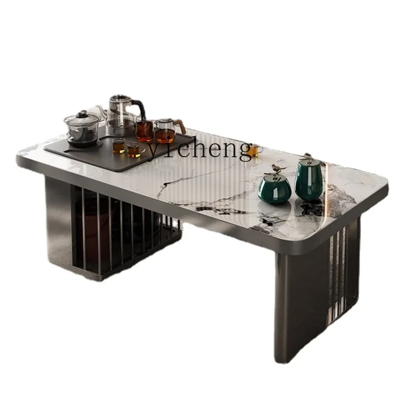 

Coffee Table Office Tea Making Integrated with Tea Table Kettle Automatic Living Room Stone Plate
