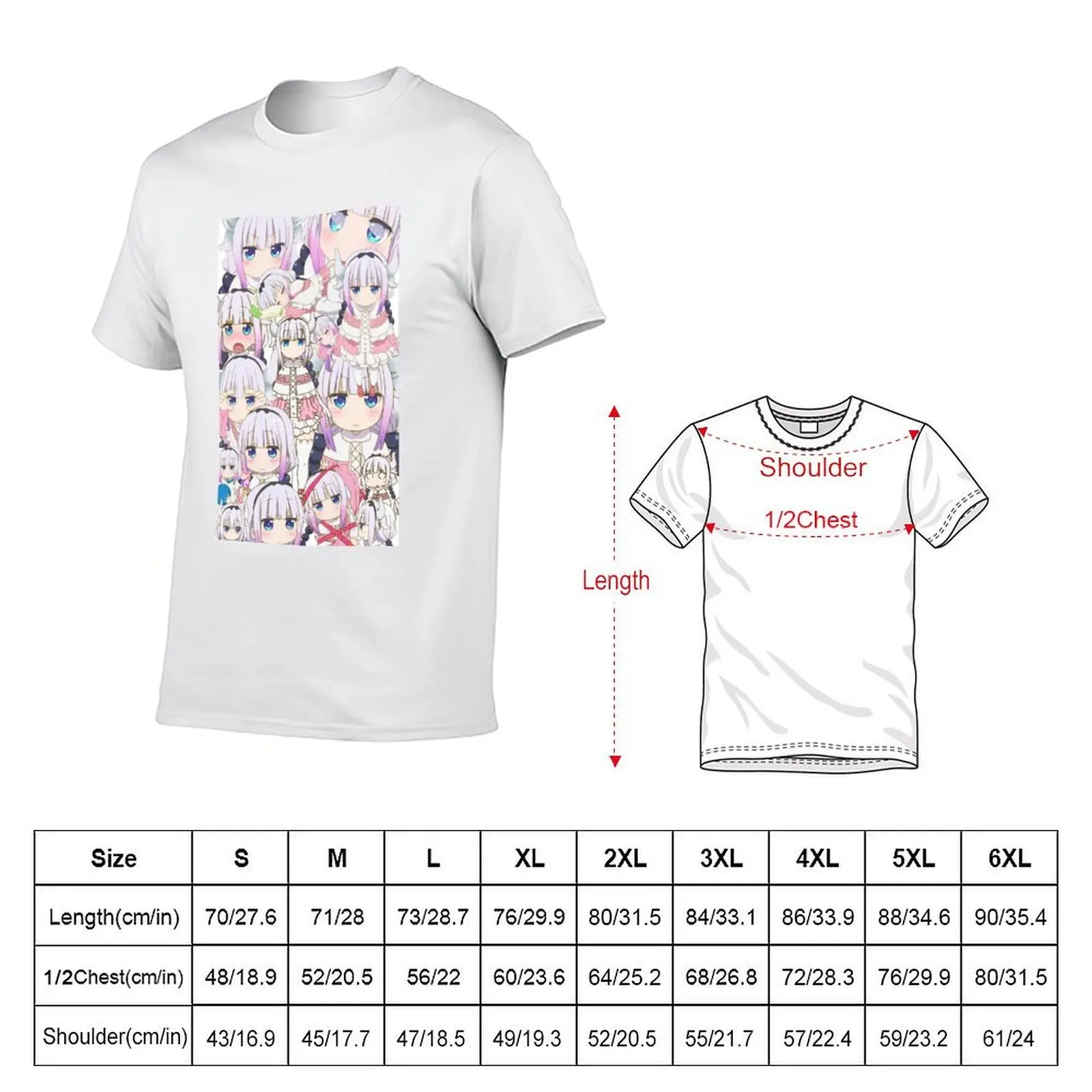 Kanna T-Shirt anime t shirts oversize t shirts with prints T-Shirt