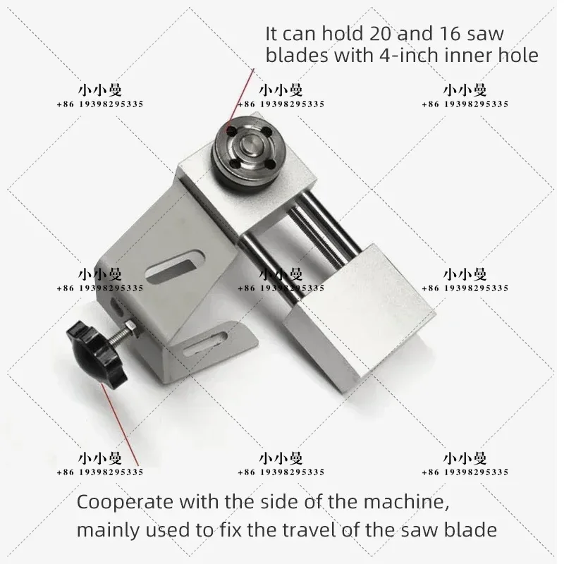 Mini Table Saw Lifting Spindle Small Table Saw Unpowered Spindle Accessories Set DIY Woodworking Cutting Polishing Spindle