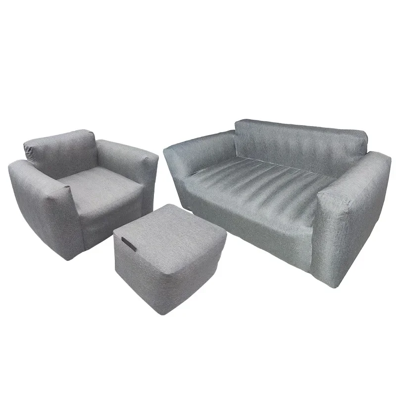 Popular Outdoor Outdoor Multifunctional PVC Inflatable Sofa Folding Living Room Furniture Set