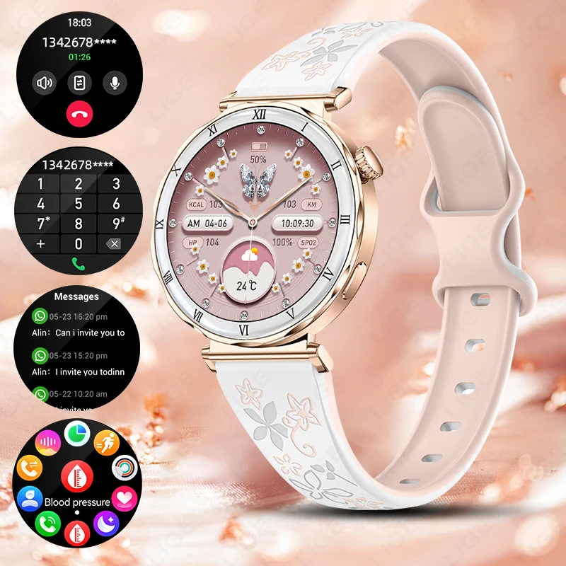 new-amoled-hd-screen-smart-watch-women-119-ultra-thin-sport-fitness-bracelet-custom-watch-face-bluetooth-call-luxury-smartwatch