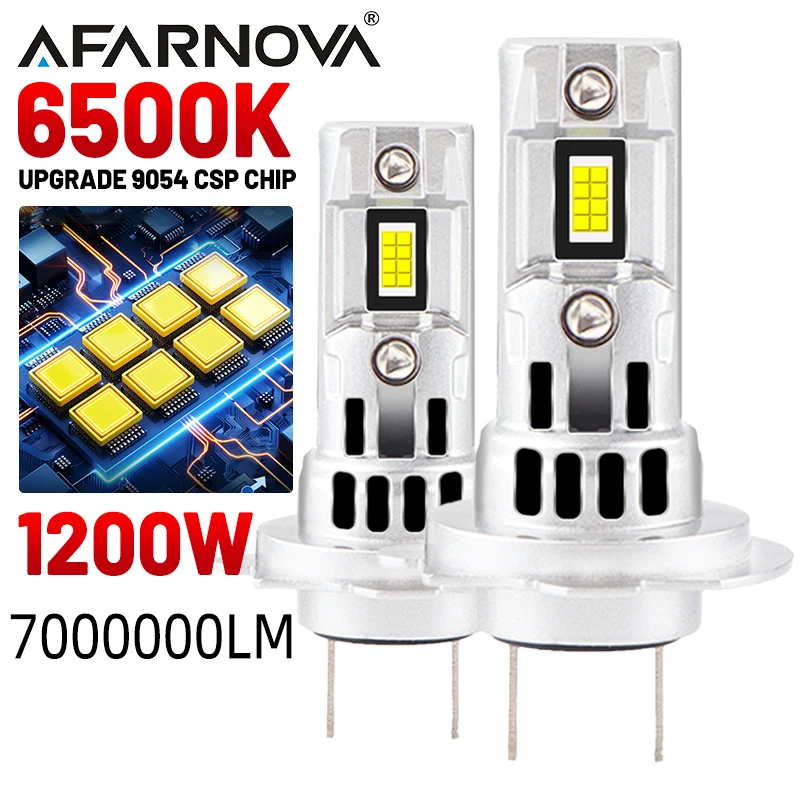 

H7 H4 Светодиодная автомобильная фара Canbus H13 H11 H1 H3 9005 9006 9007 880 881 Свет для автомобиля Turbo LED Мини-фара Беспроводная с вентилятором