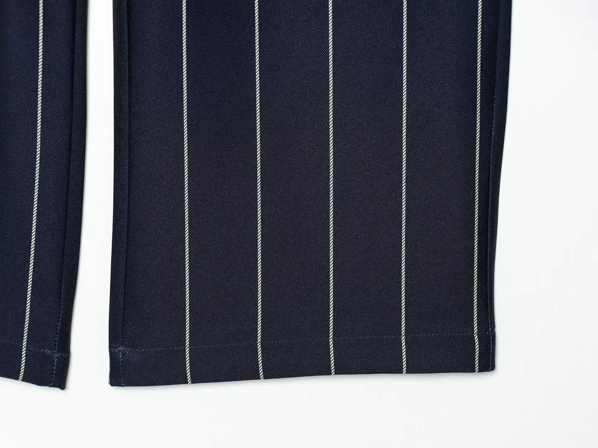 KONDALA Elegantes Pendler-Set für Damen: Gestreifter Kurzarm-Blazer und Plissierte Hose im High-Street-Stil – Sommer 2026 Trendiges Hosen-Set – Detail 20