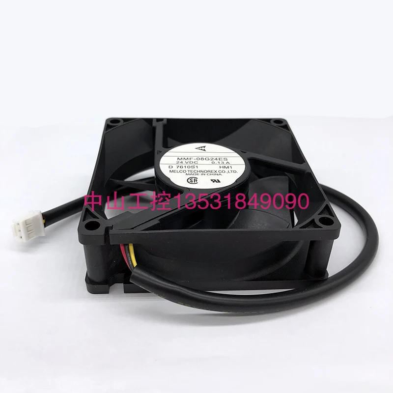 Imagem -04 - Melco Freqüência Mmf08g24es-hm1 0.13a Linhas Ventilador de Refrigeração Novo