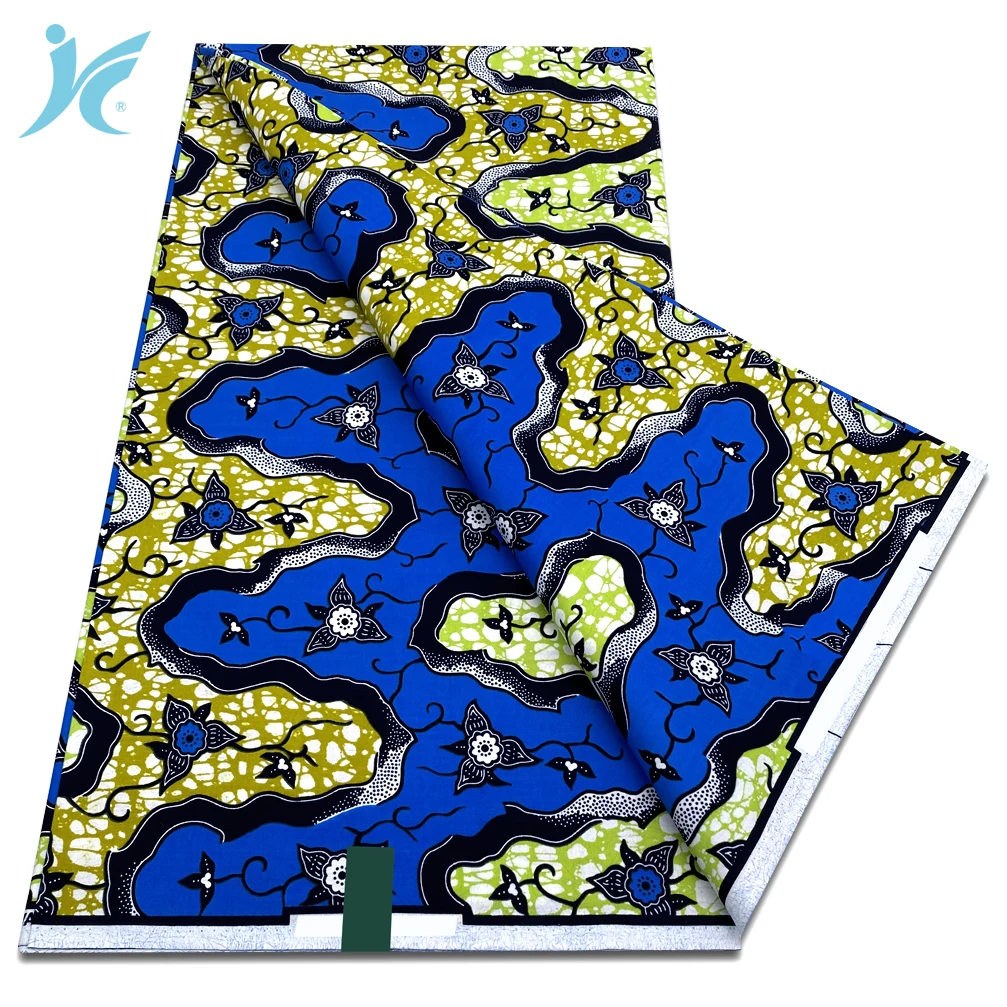 Wholesale Prices African Real Wax Prints Fabric Ankara Wax 100% Cotton Fabric Guaranteed Veritable Original Sewing Material