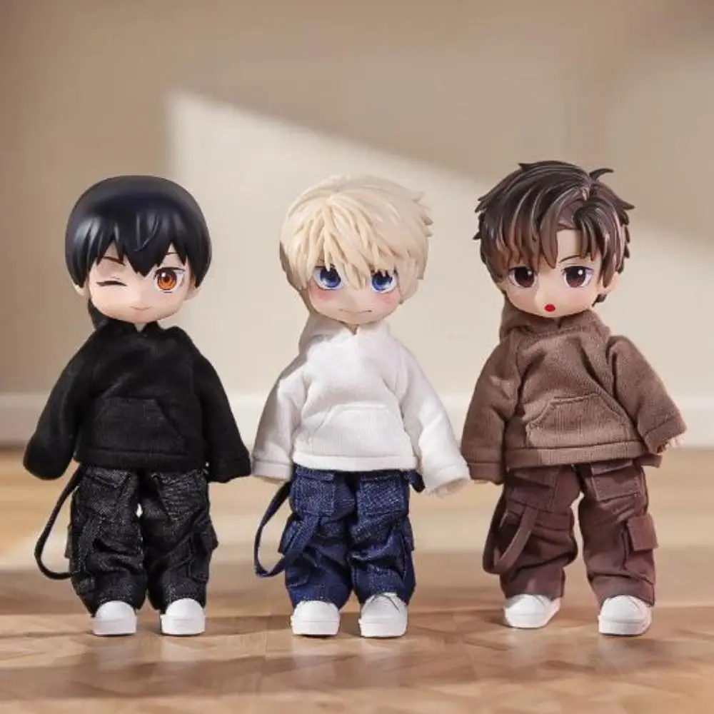 ファッションパーカートップスカジュアルウェアギフト服 3 色服アクセサリー 1/11 ob11 人形用 1/12 Bjd 人形用