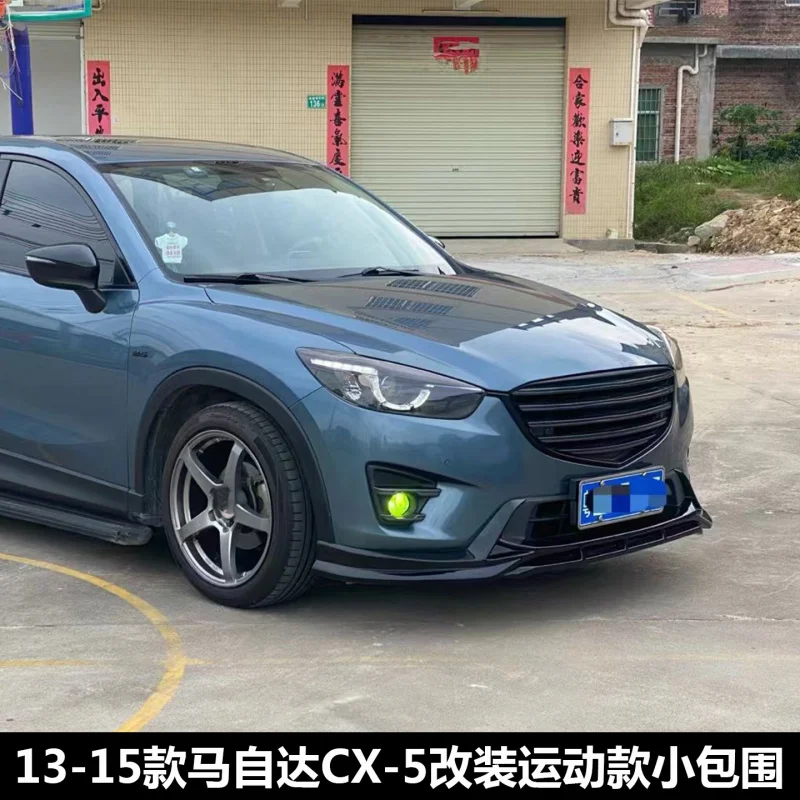 Suitable for 2013-2015 Mazda CX-5 Small Body Kit Modified Front Spoiler Pilot Light Lip Rear Diffuser Tail Pipe view 3