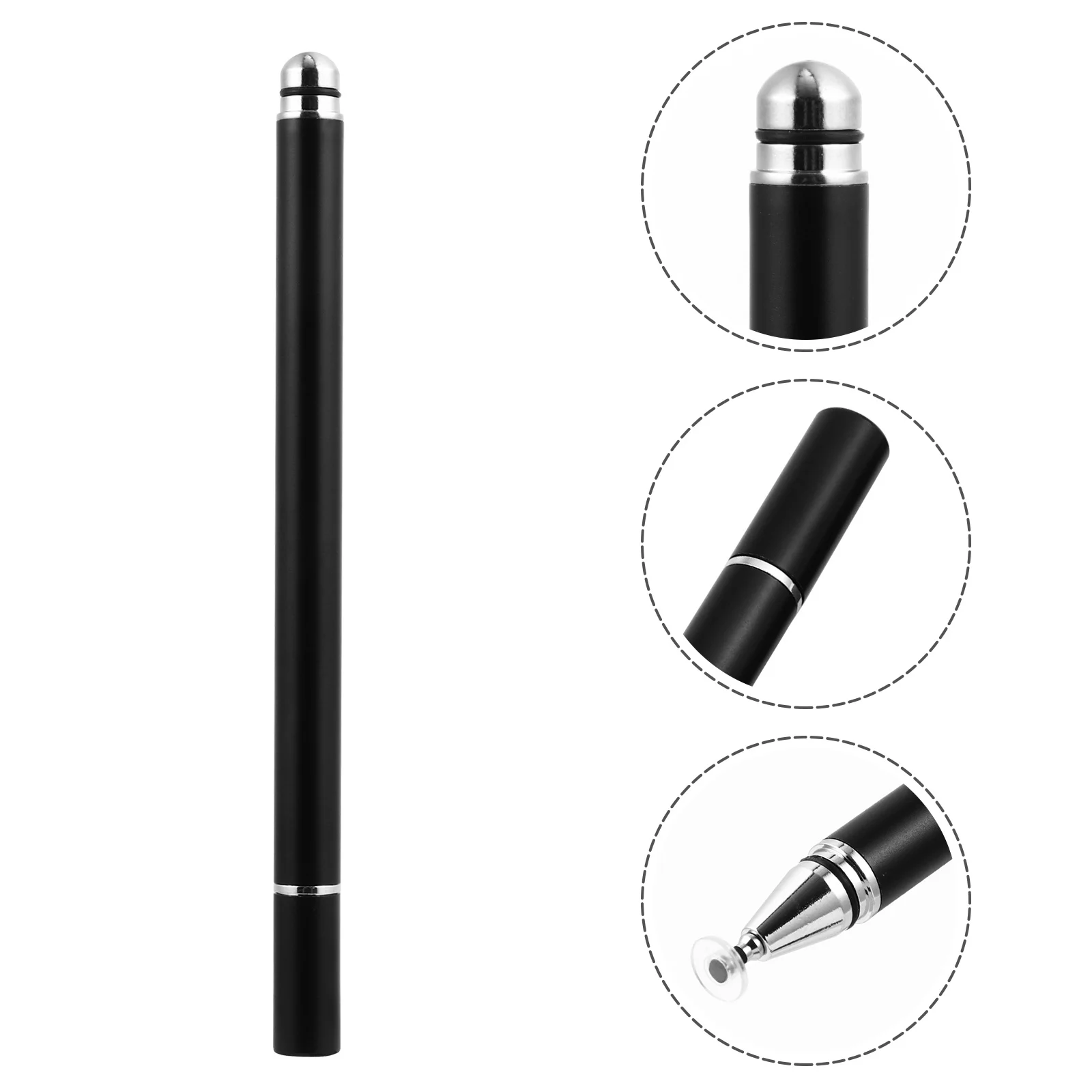 

1pc Capacitive Pen Stylus Pencil For Touch Screens Universal Disc Stylus Compatible With 95% Devices No Charge Replaceable Tip