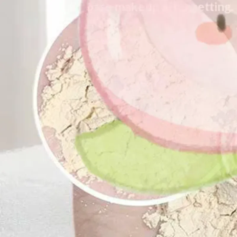 Zestaw do makijażu Velvet Mist, pudrowy, delikatny i nieklejący się pudr w mgiełce, matujący, utrwalający makijaż, przezroczysty pudr miodowy utrwalający makijaż.