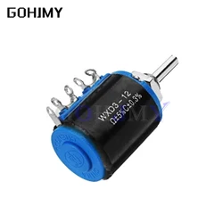 1PCS WXD3 WXD3-12 1W 1K 2K2 3K3 4K7 10K Ohm 100R 220R 470R 2.2K 3.3K 4.7K 1W Wirewound Potentiometer