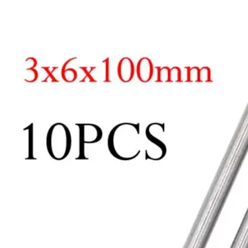 10PCS 3x6x100mm Carbide Rotary Burrs Set Single Double Head Milling For Metal Wood Glass Grinding Rasp File Tool
