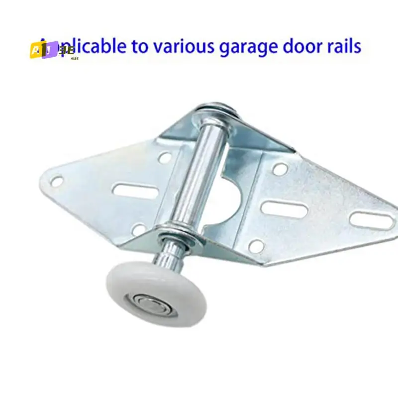 A13E-12Piece Garage Door Roller 4Inch Stem, Quiet Garage Door Wheels 1.8Inch Nylon For Garage Door Track Replacement