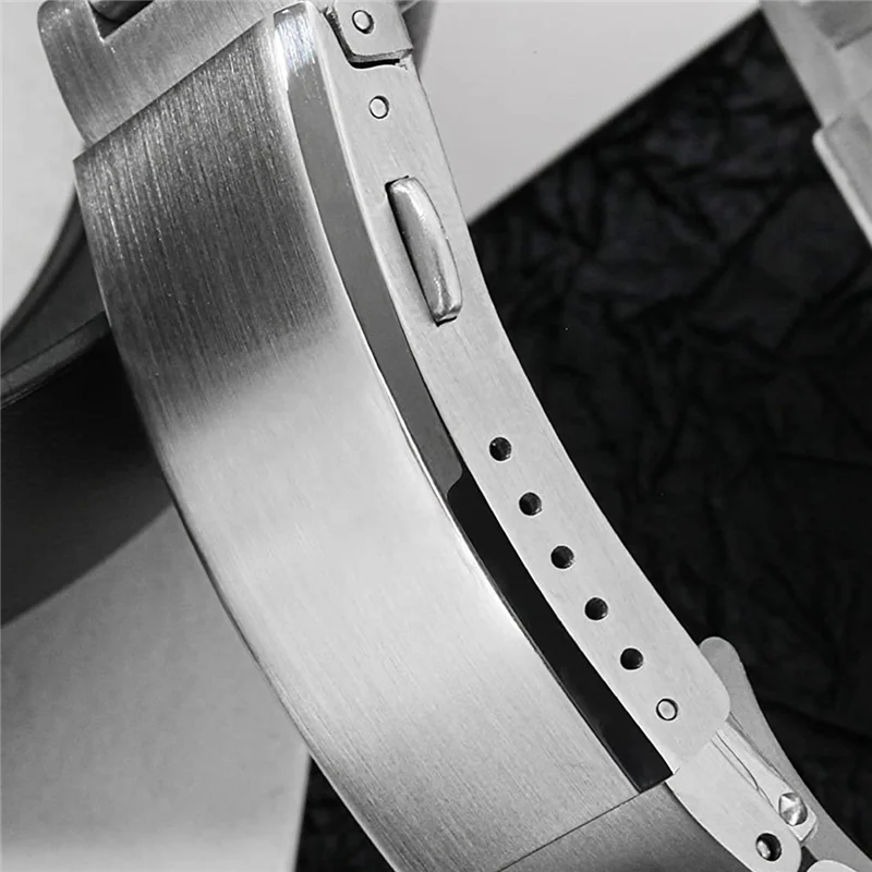 Fermoir de rechange fraisé de sécurité pour montre, acier inoxydable, bracelet de montre, 22mm