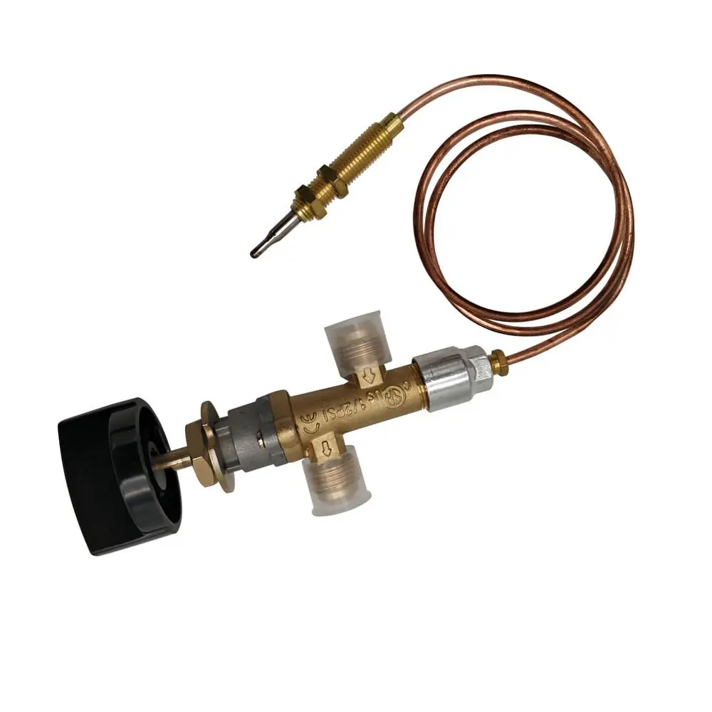 Propane Lpg Gas Fire Pit Control Safety Valve Flame Failure Device Gas Heater Valve with Thermocouple and Knob