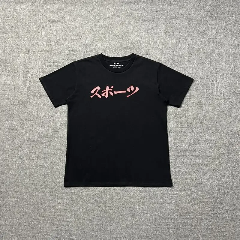 Ida Sply العلامة التجارية الأمريكية العصرية متعة الطباعة قصيرة الأكمام الصيف جديد القطن الخالص فضفاض الرجال والنساء زوجين طاقم الرقبة تي شيرت #4