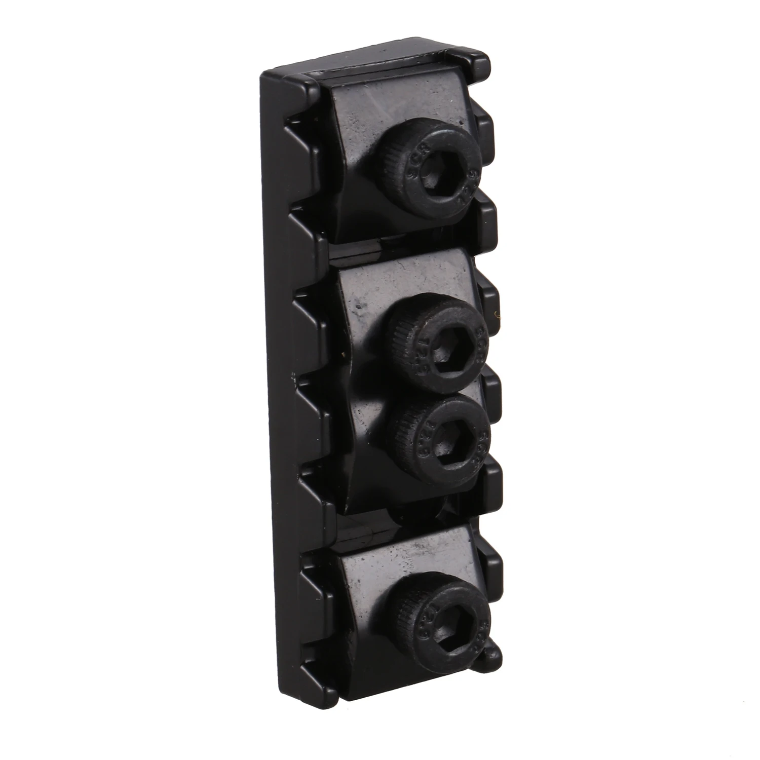 ABXY 7 String Locking Nut Electric Guitar Nut Tremolo Bridge 48mm (Black)