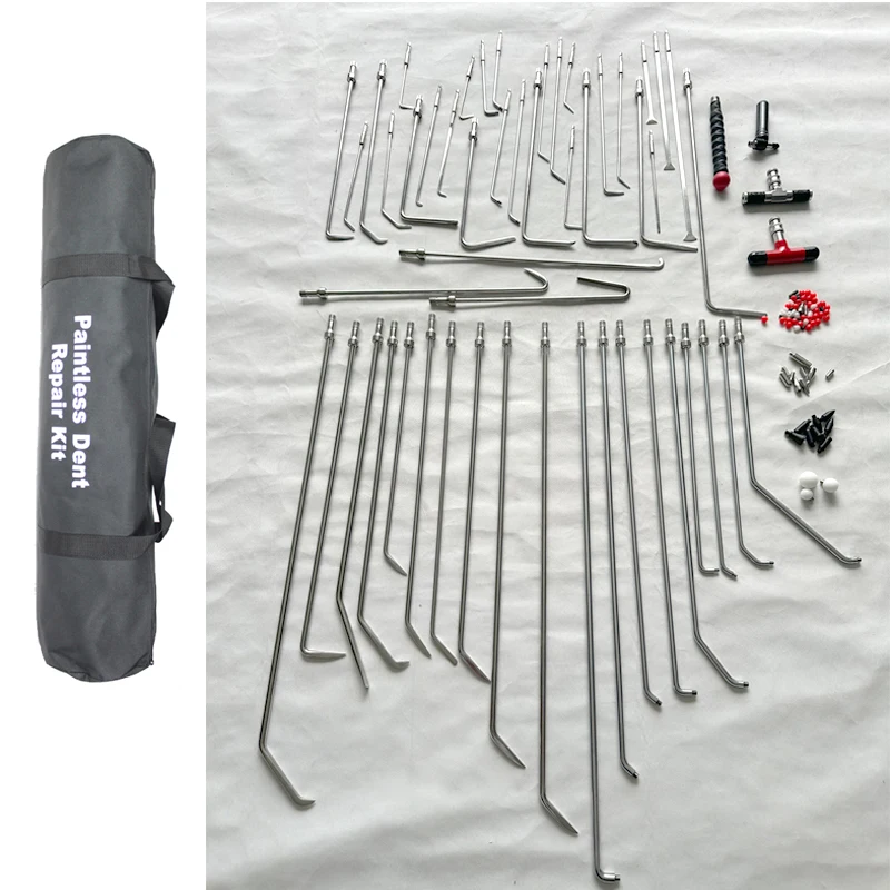 

50 Pcs Refine Hook And Rod Tools Auto Hail Dent Hook Tools Rod Car Small Dent Removal Tools