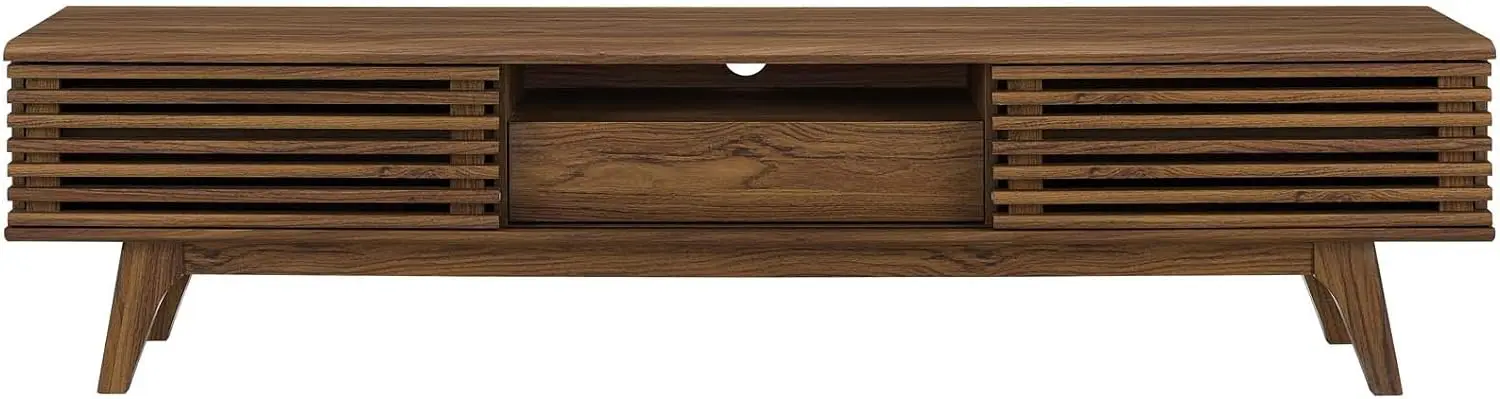 Render 70" Mid-Century Modern Low Profile Entertainment TV Stand