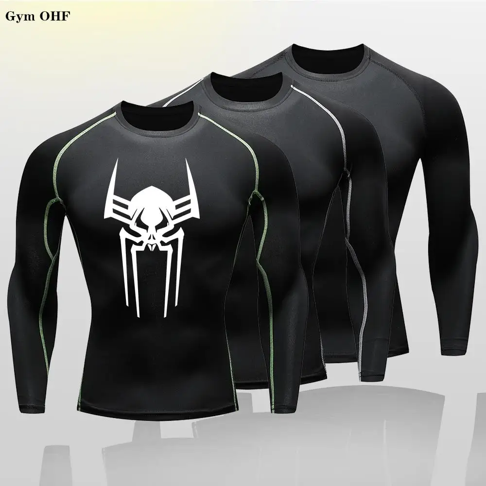 2099 어린이 운동복 티셔츠 어린이 러닝 러쉬 가드 탑 체육관 피트니스 조깅 스포츠 레깅스 압축 티셔츠 소년 반바지