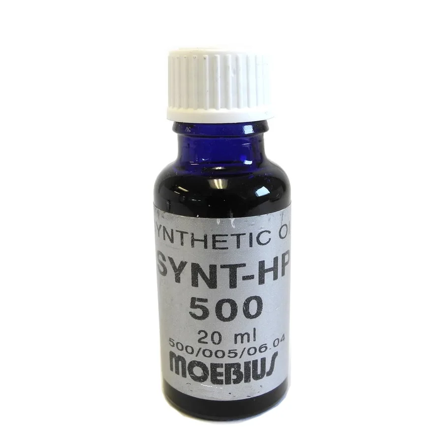 Moebius Synt-HP 500 9101 Synthetic Red Watch Oil 20ml for Watchmakers