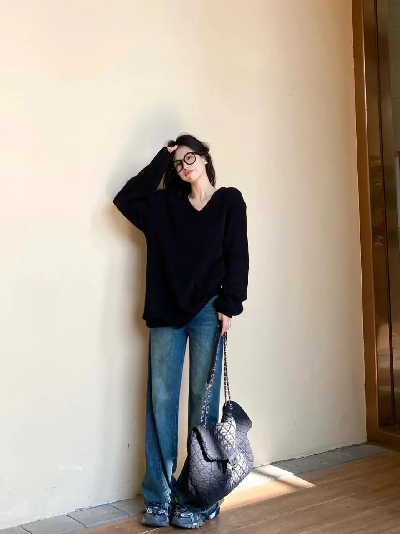 البلوزات لاعبا البلوفرات النساء ل صورة ظلية فضفاضة مكتبة لطيف شعبية نادي الأدب تريكو التعلم لينة الخريف الدافئة BF #1