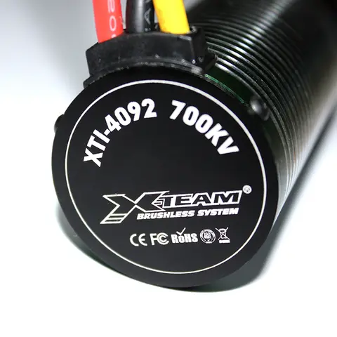 X-TEAM 4092 4극 브러시리스 모터 1800KV 5.0mm 샤프트 직경 1/8 버기 몬스터 오프로드 R/C 자동차 모델