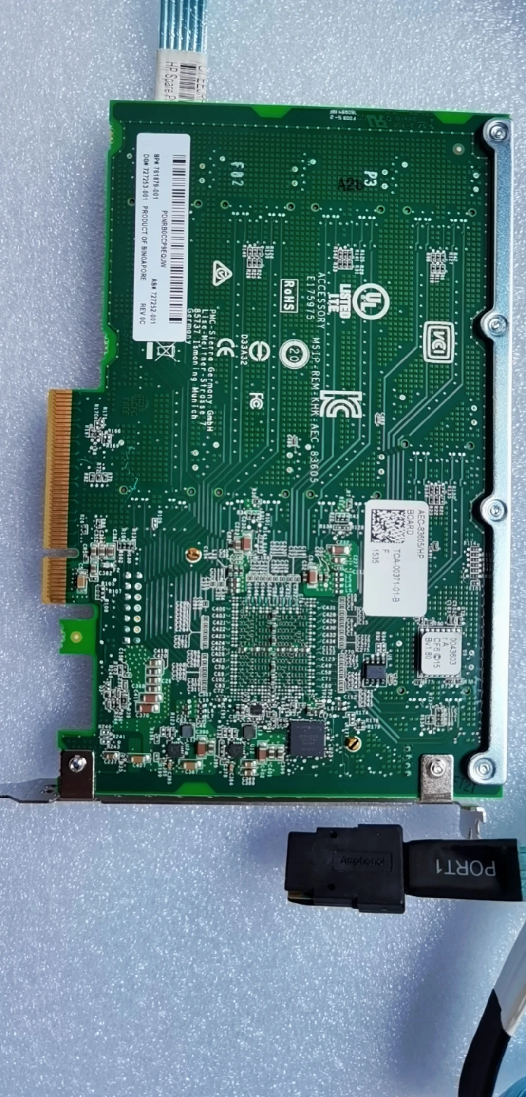 727250-B21 761879-001 727252-001 AEC-83605 9-port SAS expansion card