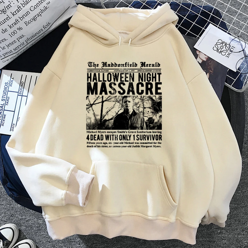 michael myers hoodies men Ulzzang printed y2k aesthetic Korea men clothing hoody Korea