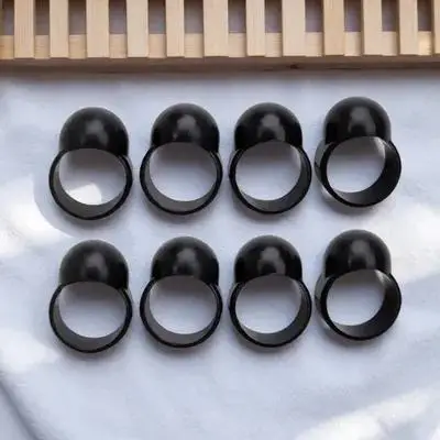 

8Pcs Tongue Drum Finger Covers Silicone Knocking Playing Finger Tool Scratch Resistant Noise Reduction for Steel Tongue Drum