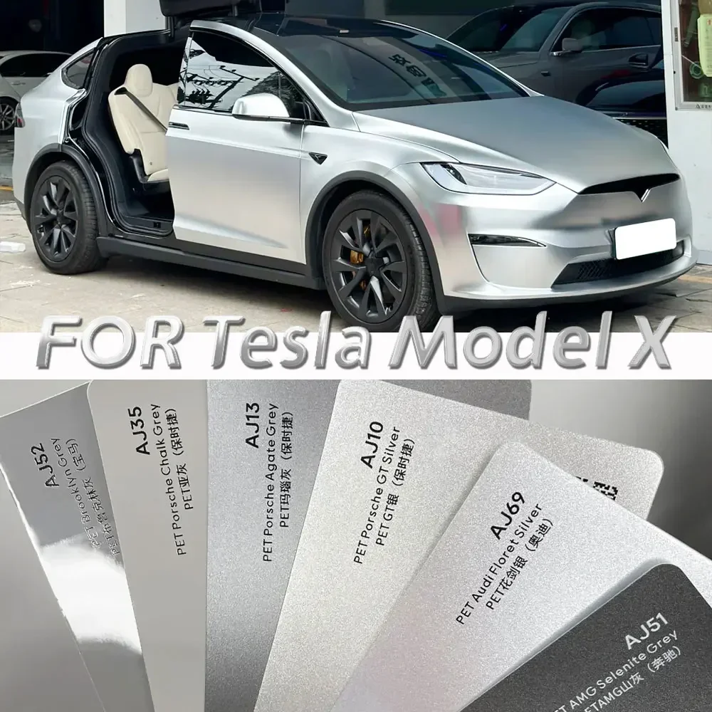 

For Tesla Model X 2016-2021 Pre-Cut Paint Protection Film Car Clear Kit Headlight Rearview Mirror Sticker PPF TPU Transparent