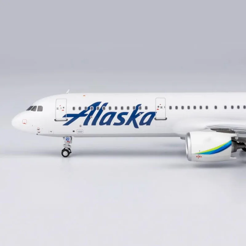  نماذج NG Diecast 1:400 مقياس الخطوط الجوية ألاسكا A321neo N921VA محاكاة الطائرات سبيكة الانتهاء من لعبة تذكارية هدية #3