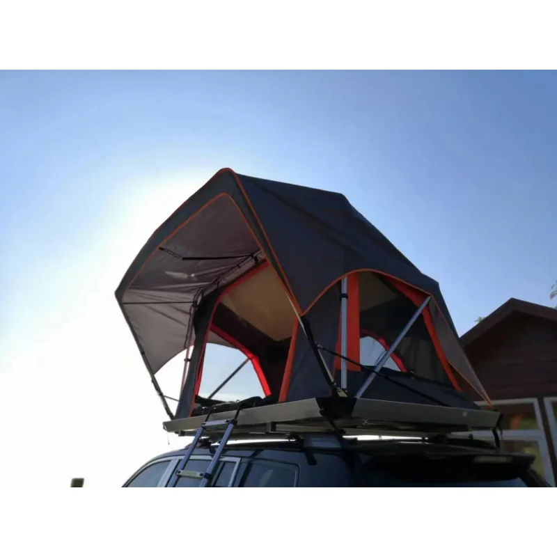 Customizable Logo Soft Shell Rooftop Tent Wholesale Outdoor Self-driving Camping Car Shelter