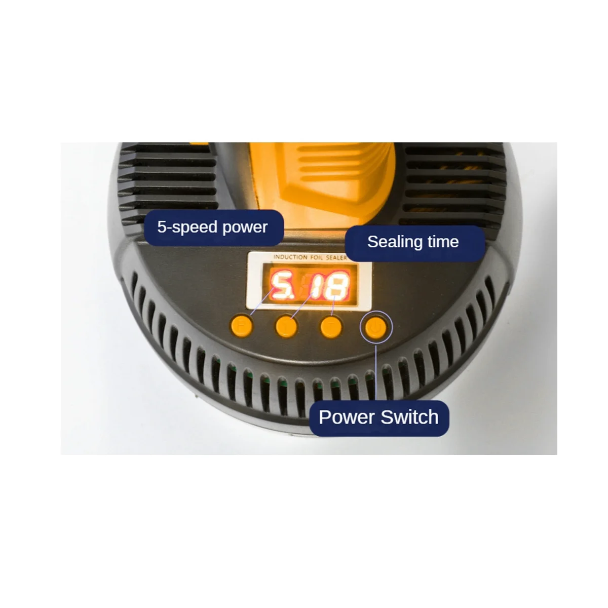 Hand Electromagnetic Induction Sealer Bottle Sealing Machine Aluminum Foil Plastic Capping Machine Sealer US Plug