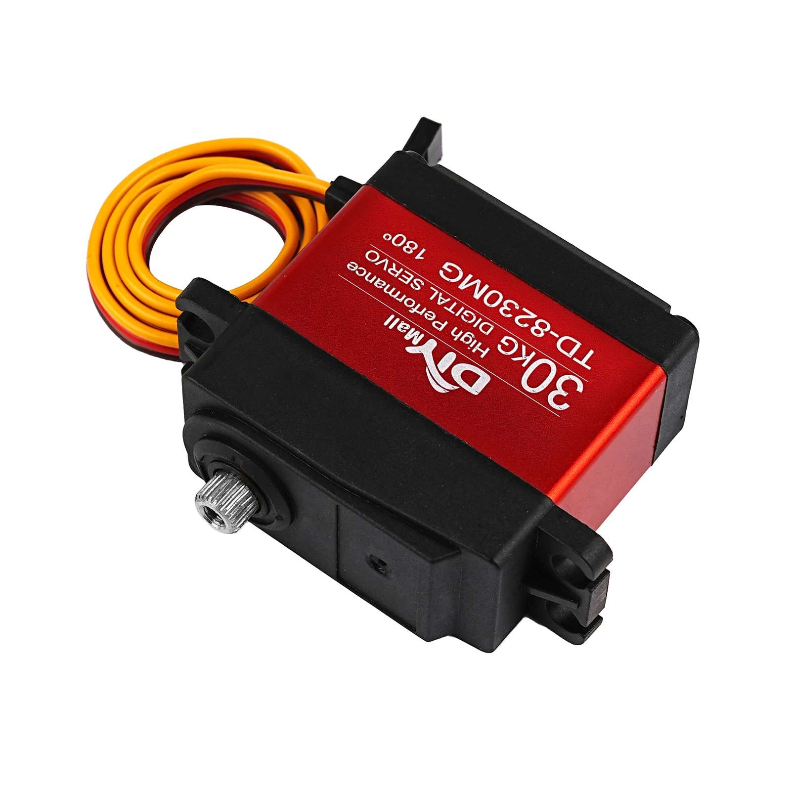 TD-8230MG 30kg grande torque digital servo escova de carbono motor engrenagem de metal 180/270/360 graus 4.8-8.4v para aeronaves de carro robô