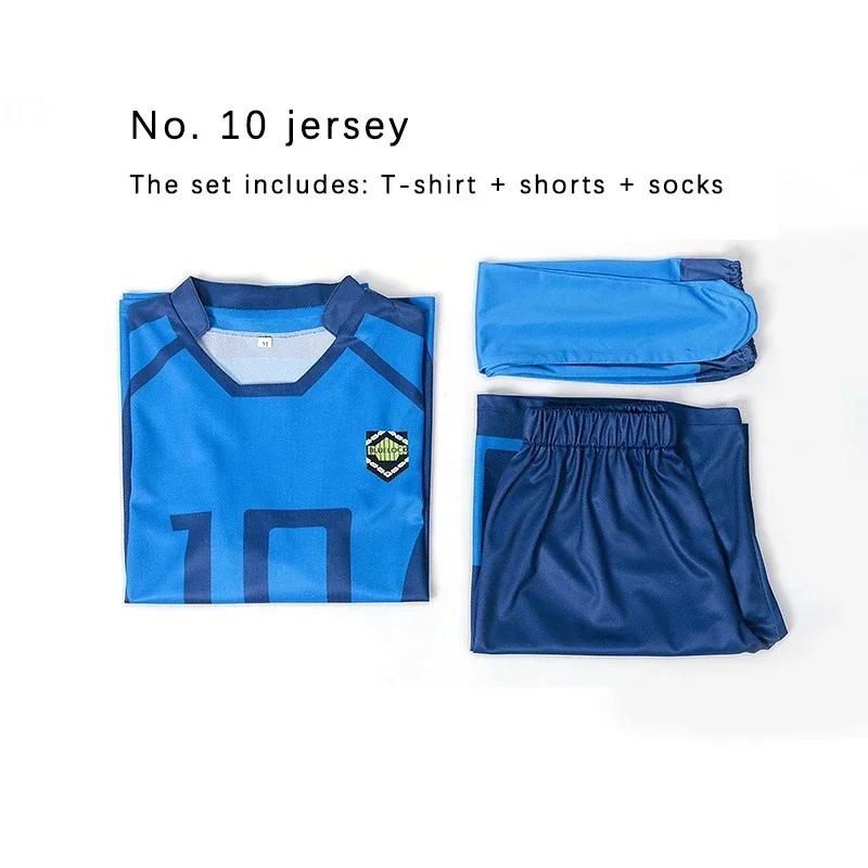 Anime BLUE LOCK Isagi Yoichi Reo Mikage Chigiri Hyoma Seishiro Nagi Soccer Jersey Cosplay Costume Tracksuit Man Sportswear