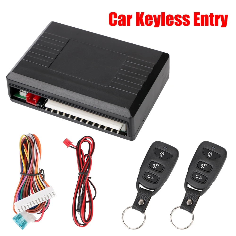

With Car Alarm Systems Remote Control Car Remote Central Door Lock Keyless System Auto Remote Central Kit Central Locking