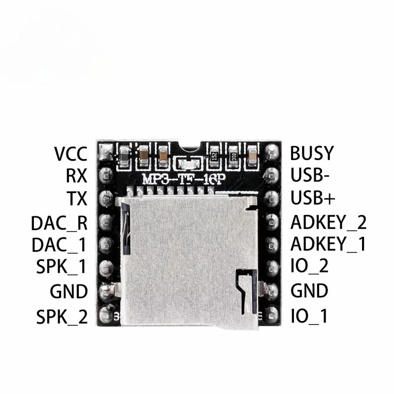 TF Card U Disk Mini MP3 DFPlayer Module, Audio Voice Module Board,decode MP3, WAV, WMA's,For Arduino DFPlay Wholesale Player