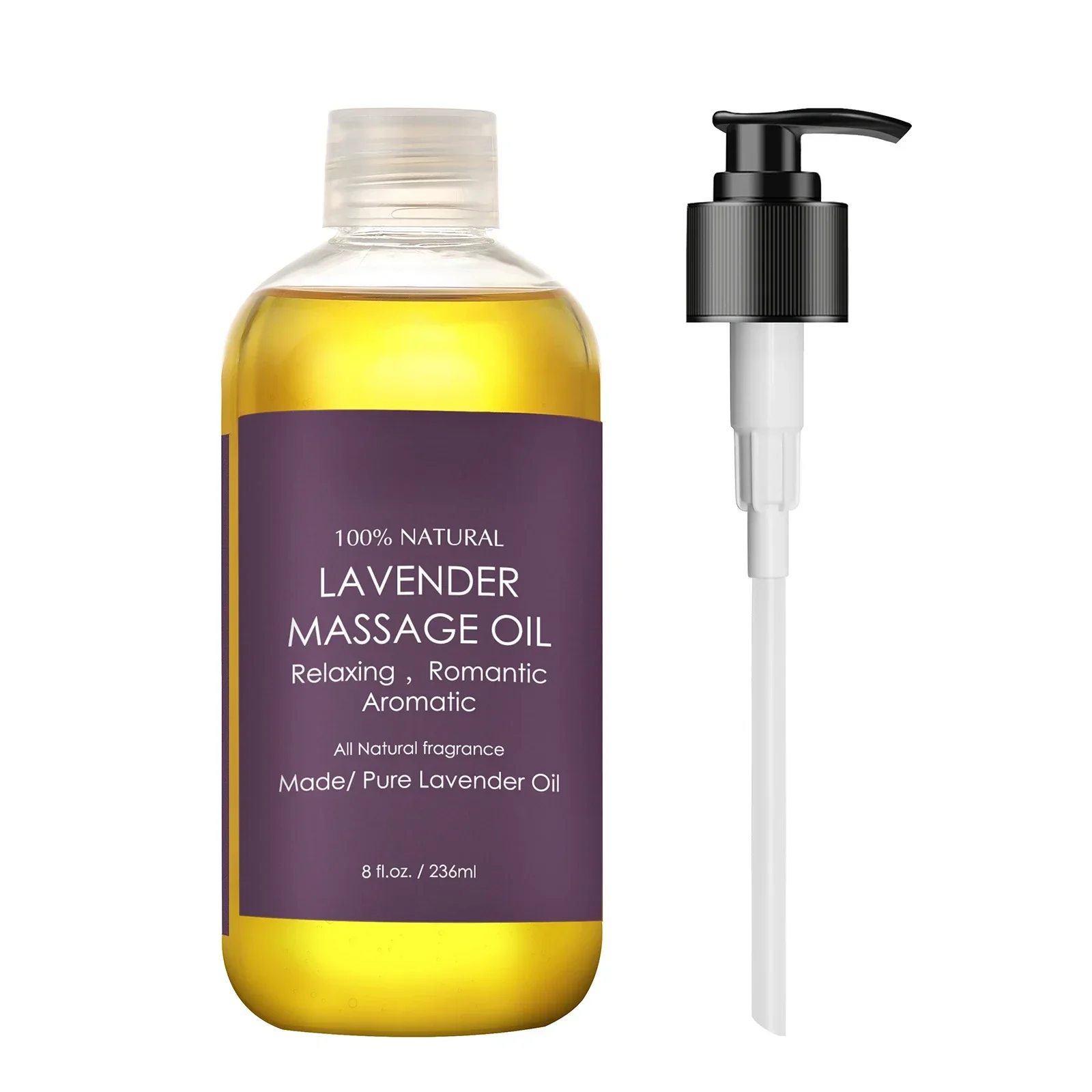Body Massage Oil Lavender Herbal Salon Push Back Shoulder Neck Scraping Relaxing Muscles Activating Massage Essential Oil