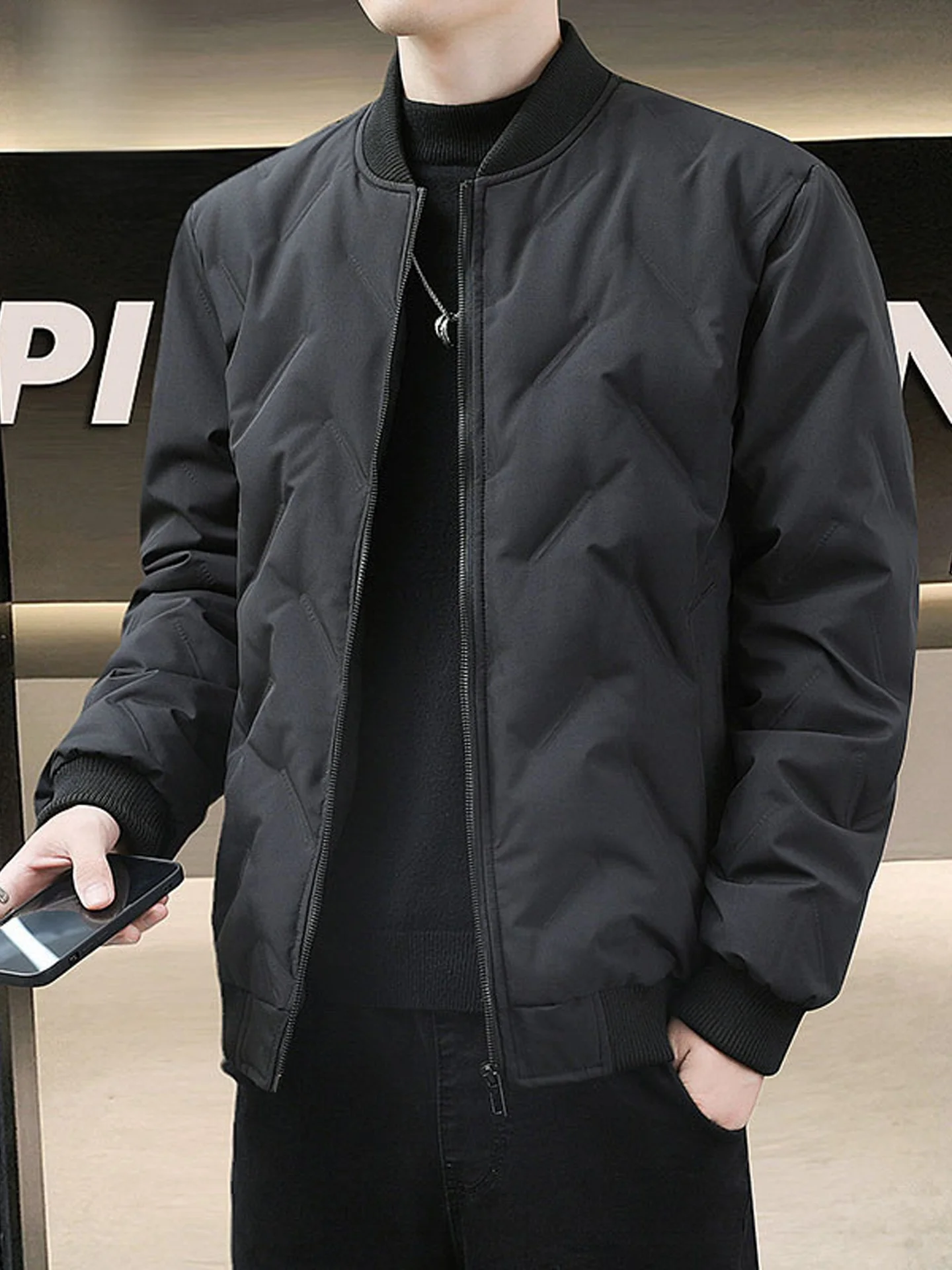 

Куртка TUCANO Faion с бейсбольным воротником, утепленная хлопком, весенняя новинка, приталенный крой, модная теплая хлопковая одежда, верхняя одежда